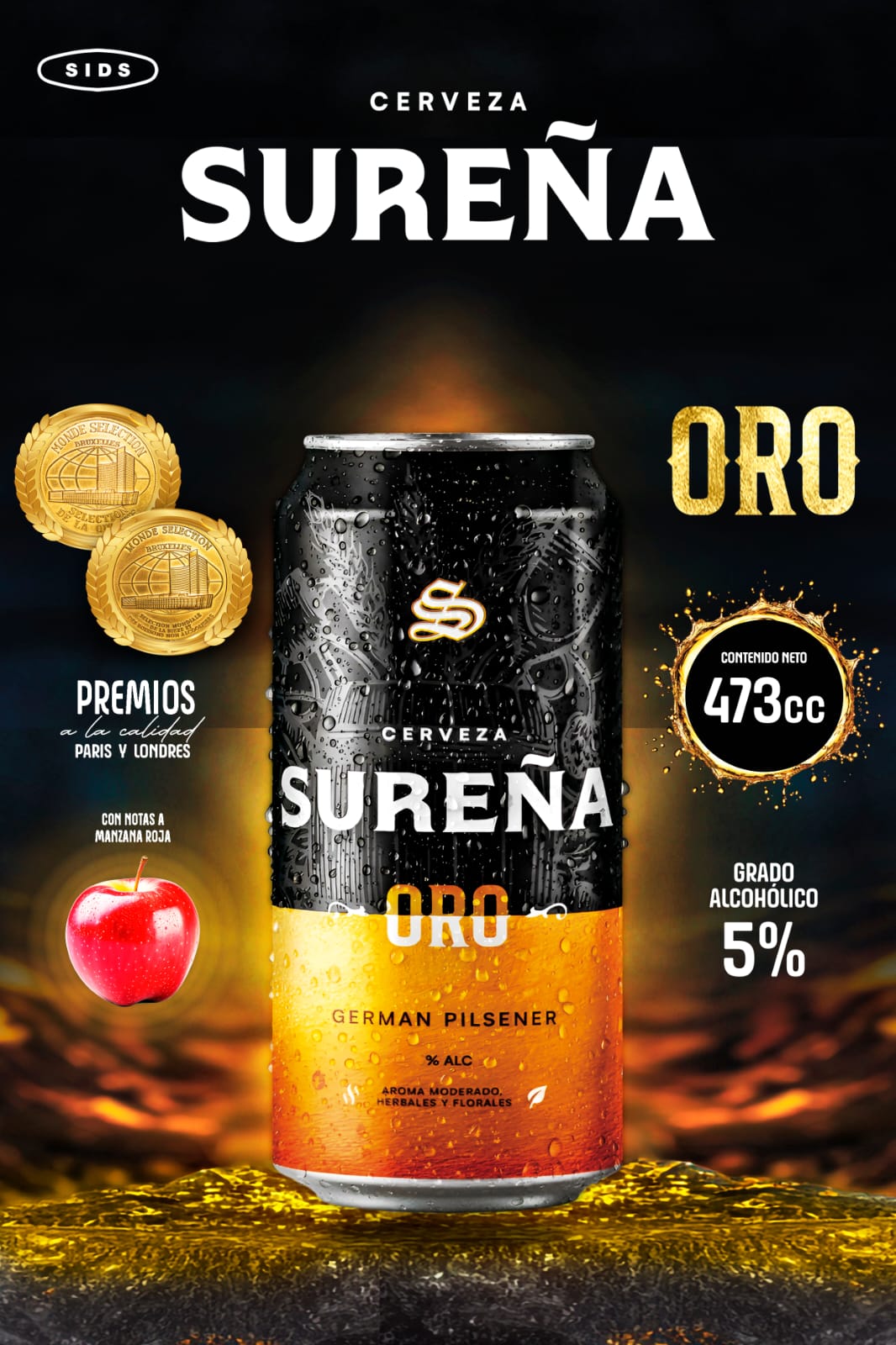 Lata Sureña Oro